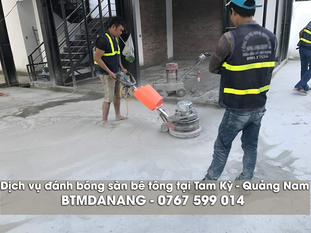 Dịch vụ đánh bóng sàn bê tông tại Tam Kỳ - Quảng Nam